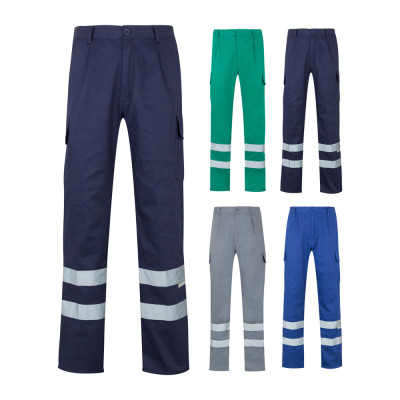 VL ASCLEPIUS. Multi-pocket twill trousers (200g/m²), in cotton (35) and polyester (65)